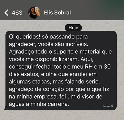 Print 03 de depoimento whatapp